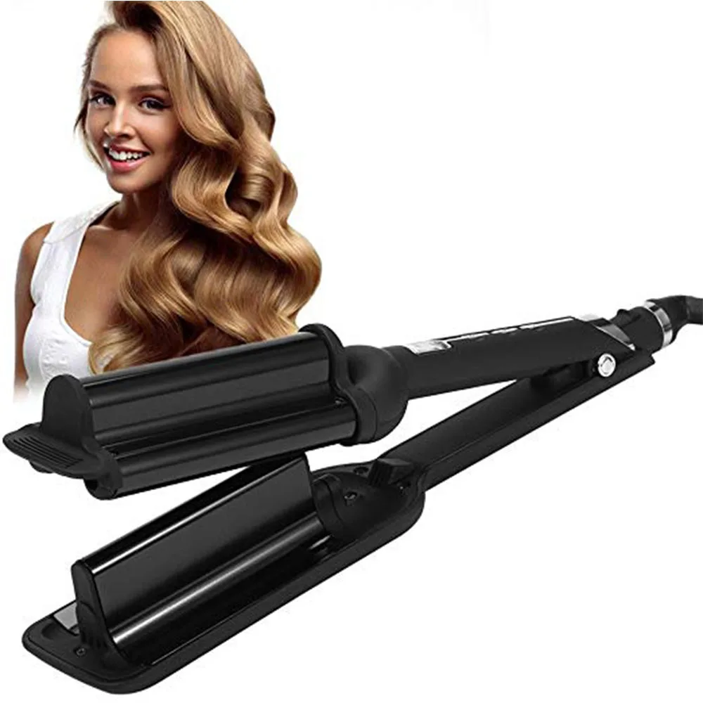 High Quality Triple Barrel Wave Curlers Hair Curlers Wave Spring Ceramic Curling Iron brazilian body wave Big deep wave Curler High Quality Triple Barrel Wave Curlers Hair Curlers Wave Spring Ceramic Curling Iron brazilian body wave Big deep wave Curler