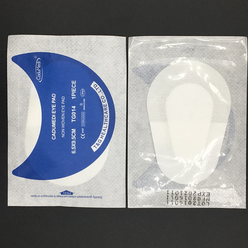 

Promotion New eye pads first aid supplies Postoperative stickers Medical sterile eye pad wound dressing after eyes surgery