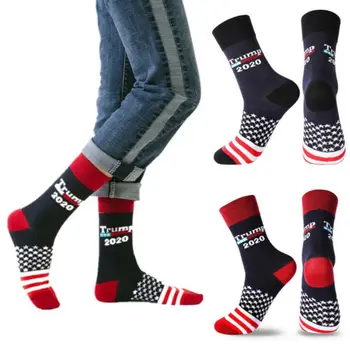 

1Pair Trump President Socks 2020 Make America Great Again Republican Sock Unisex