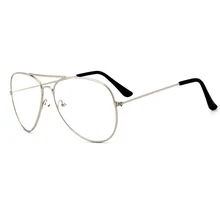 Классические винтажные очки пилота, двойная Металлическая оправа, синий светильник, блокирующие очки, компьютерный игровой анти-синий светильник, очки H5