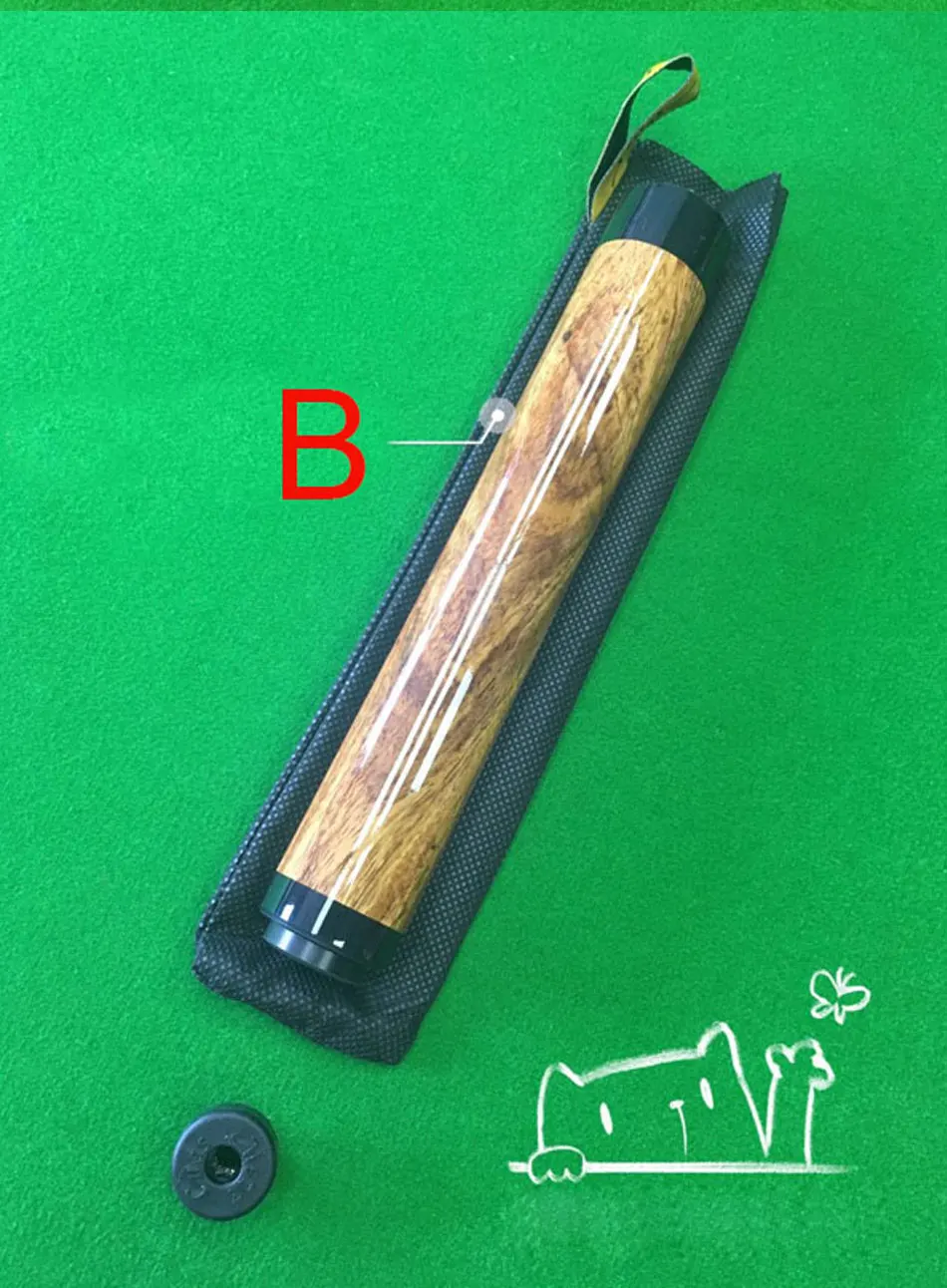 pool cue kit mezz 4 cores bilhar