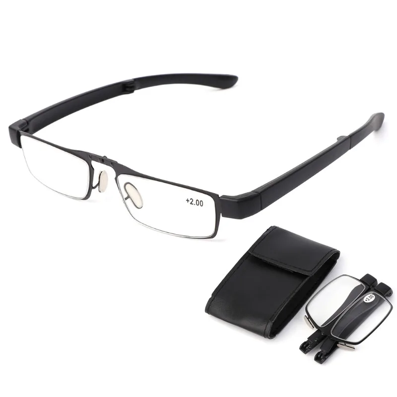 Folding Reading Glasses Eyeglasses Presbyopia Resin Lens Eyewear +1.0