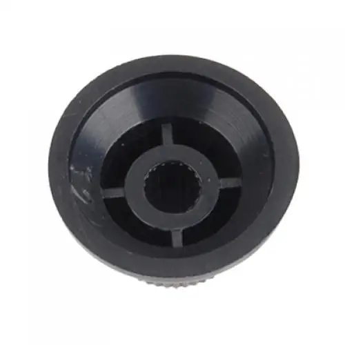 Set Of 3 Black Speed Volume Tone Knob W/ White Detail For Electric Pickup Guitar Accessories