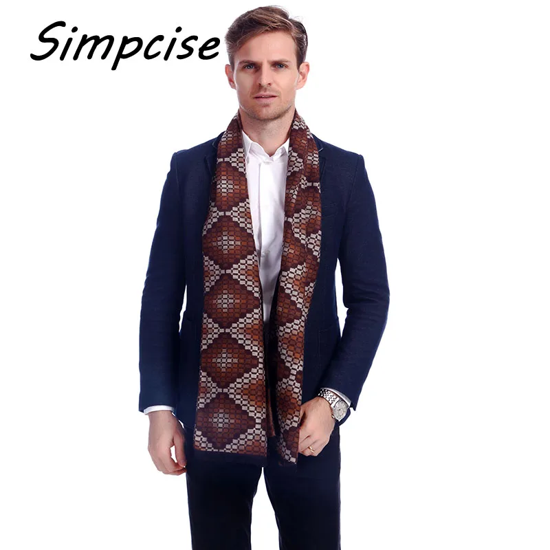 Men Wild Style Scarves  New Arrival Hot Sale Unique Design Windproof Warm Thick Winter Scarves A3A18924 man scarf