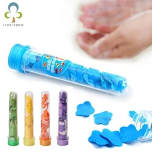5 трубок переносная трубка мыло в форме лепестков для путешествий мыло для путешествий мыльные хлопья дети ребенок мытье рук мыло GYH