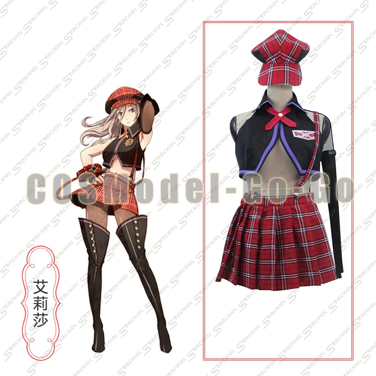 God Eater Alisa Ilinichina Amiella Cos Skirt Cosplay Costume Halloween 