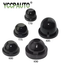 YCCPAUTO 70/75/80/85/90 мм каучук фара Пылезащитный чехол HID светодиодный фар уплотнение крышки Водонепроницаемый пыле автомобильные аксессуары 2 шт