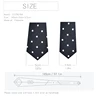 1Piece Korean British Style 5cm Neck Tie Slim Narrow Casual Dot Striped Party Club Salon Pub For Men Women Groom Waiter Waitress ► Photo 3/6