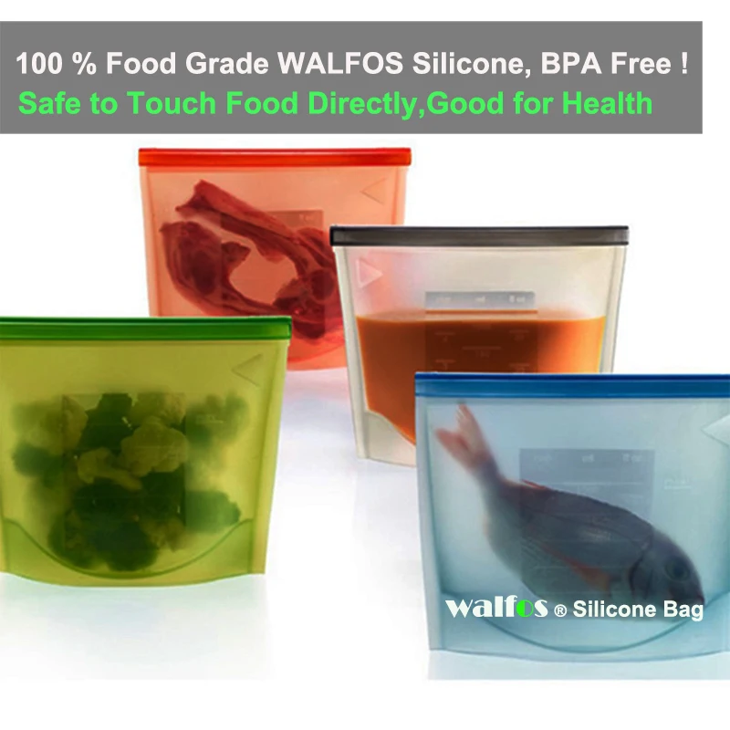Крышки для еды WALFOS кулинарные кухонные принадлежности Tools|silicone fresh bag|silicone food