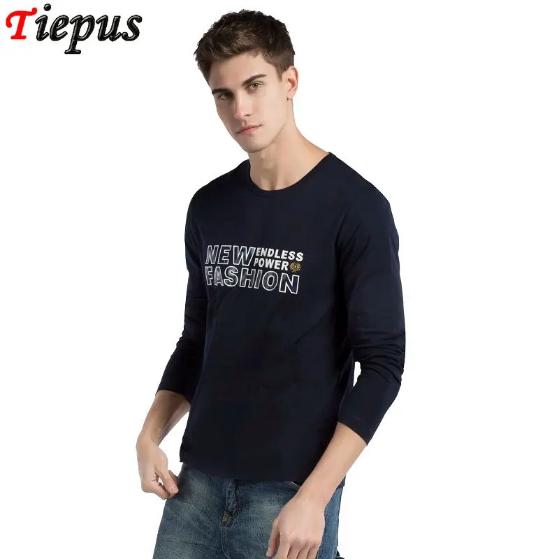 Tiepus брендовая одежда 2018 Новое поступление модная футболка Мужская хлопковая с