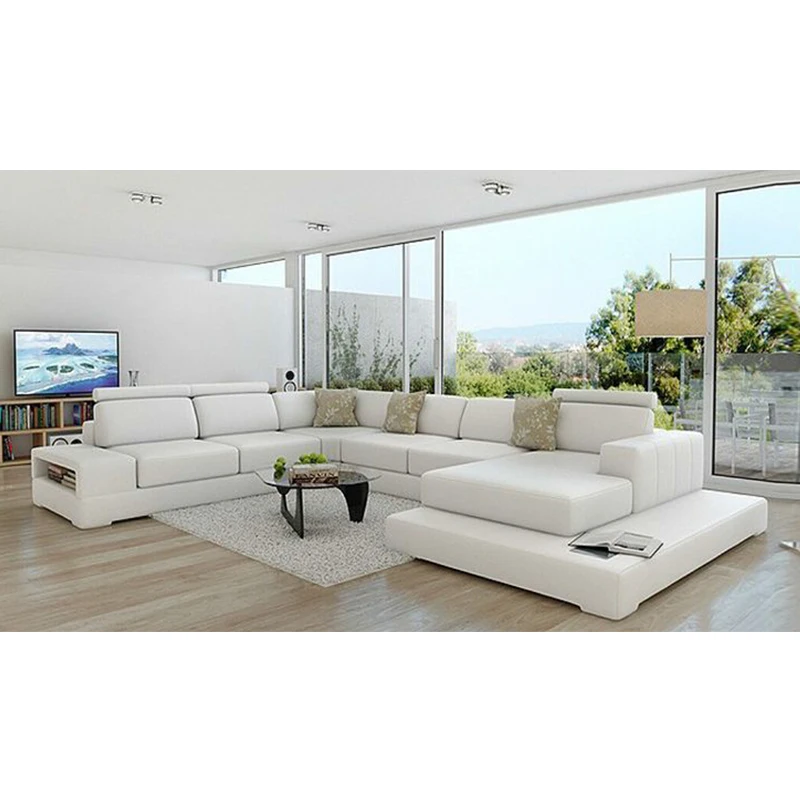 Muebles de sala de estar blancos baratos, conjunto de sofá, muebles de sala, canape, salón moderno - AliExpress Muebles