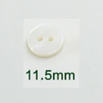 Пуговица с дизайном «ракушка» 10 мм Натуральная речная раковина 100 шт./упак. Китай кнопки оптом два отверстия заготовки для рукоделия чистый белый цвет - Цвет: 03 11.5mm