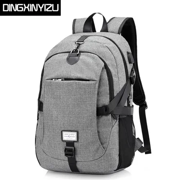 

DINGXINYIZU Brand Canvas Men's Backpacks Large Capacity Laptop Notebook Rucksack for Women Back Pack School Backpack bag Mochila