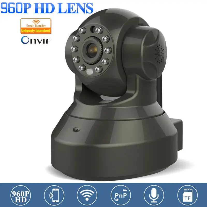 New 960P Wireless IP Camera Door Intercom Wifi Onvif Video Surveillance Security CCTV Network Camera Infrared IR