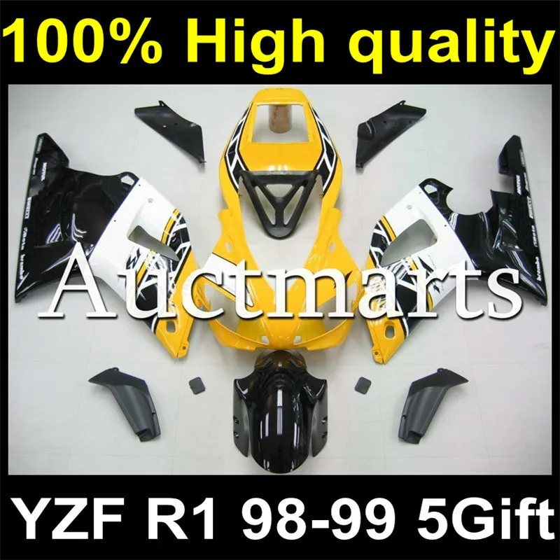 

Complete Plastic Body Fairing Kit Set For YAMAHA YZF R1 1998 1999 98 99 Fairing Y98-990055