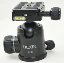 High Quality Aluminum Alloy Tripod Ball Head Ballhead with Quick Release Plate 1/4″ Screw for Canon Nikon Sony DSLR Camera