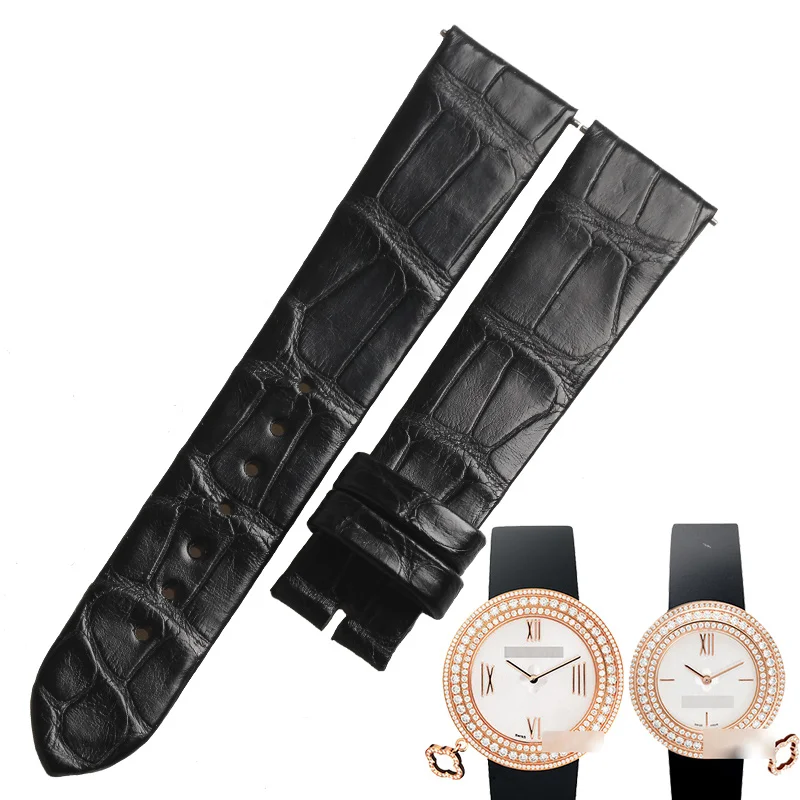 WENTULA watchanbands для VCAClover 93500/93600 крокодиловая кожа/крокодиловая кожа женские часы