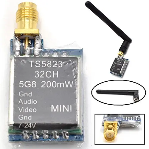 Модуль передатчика AV TS5823 Mini FPV Tx только 7 3g 5 8 ГГц 48 каналов 200 МВт TS5823/ RP SMA|fpv tx|transmitter