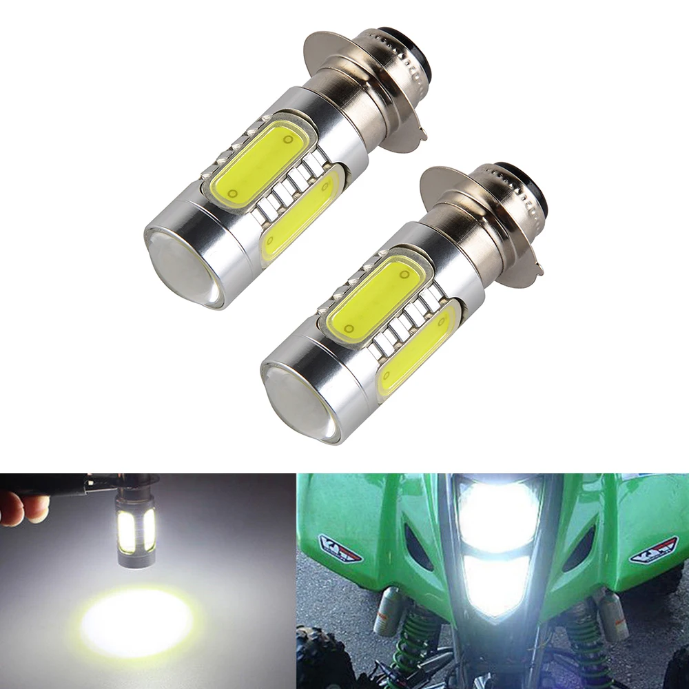 For 2005 Yamaha Raptor 660 ATV White Xenon Headlight Bulbs Quad Motorcycle 2PCS