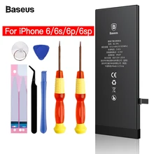 Baseus батарея мобильного телефона для iPhone 6S 6 s Plus 6p оригинальная внутренняя сменная батарея реальная емкость батарея для iPhone6