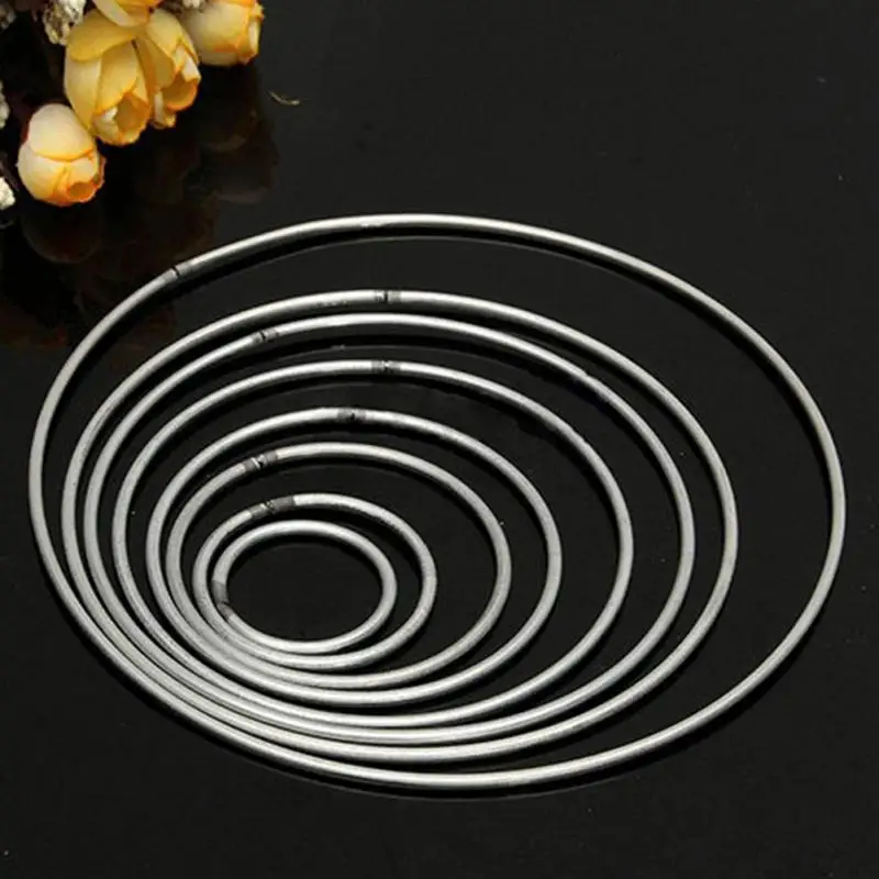 

1pcs Multi-size Simple Strong Metal Dream Catcher Hoop Ring For DIY Manual Handmade Wicker Crafts Tool Material Accessories