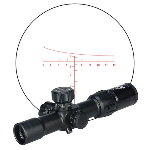 

Canis Latrans High Qaulity 1-4x24IRF Rifle Scope For Hunting OS1-278
