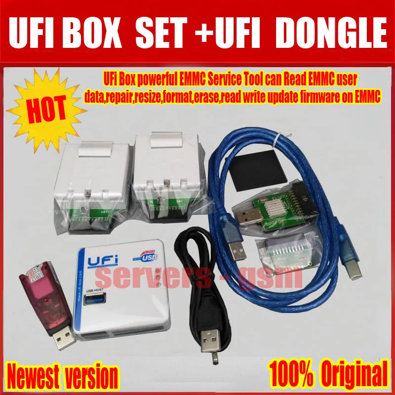 2020 новейший 100% оригинальный UFI BOX мощный EMMC сервисный Инструмент + донгл