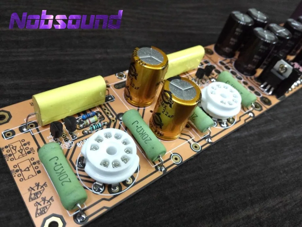 Плата усилителя трубки Nobsound 6DJ8 cd проигрыватель DAC звуковая трубка декодера буфер