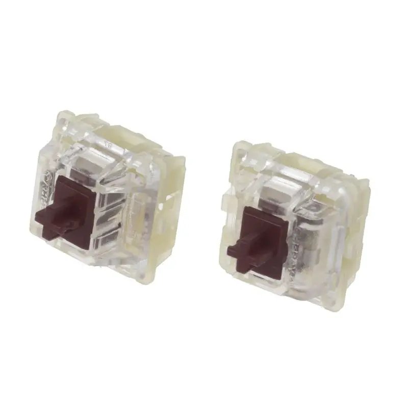 2 шт. оригинальный SMD RGB Cherry MX переключатели 3pin Foot коричневый переключатель