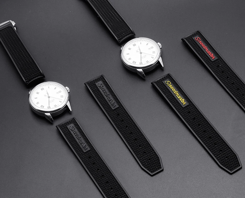 PEIYI ремешок для часов 21 мм заменить мужчин t силиконовый ремешок черный водонепроницаемый резиновый браслет мужские часы аксессуары