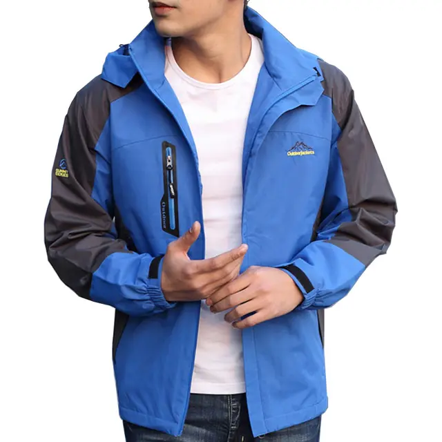 2016 New Spring Autumn Mens Softshell Hiking Jackets Male Outdoor
