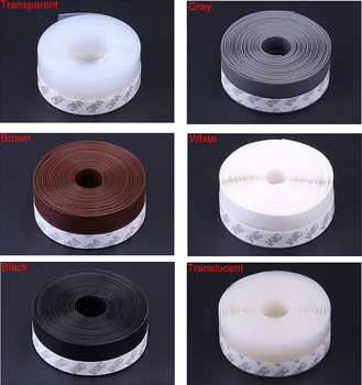 

5m/Lot plastic windows seal doors and windows rpuf article glass door wooden door windproof waterproof Sealing Strip Width 45mm