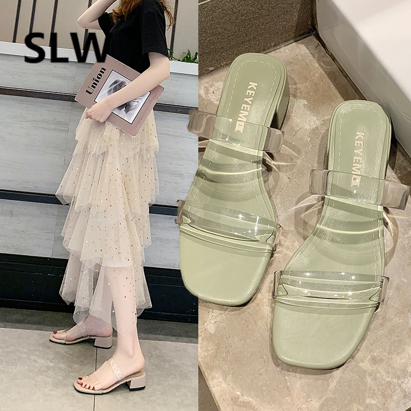 

Shoes Without Heel Slides Low Lady Socofy Med Flock Flat Slipper Luxury Baby Soft Rome Fashion PU Basic Rubber