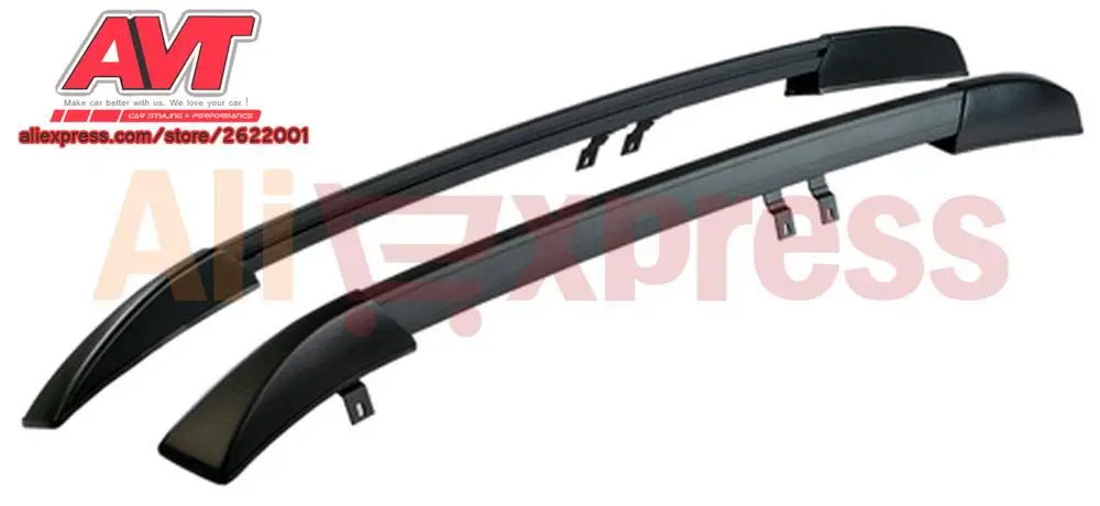

Roof rails for Dacia / Renault Sandero 2010-2012-2014 car styling roof rack side rails bars a pair protective cover plastic ABS