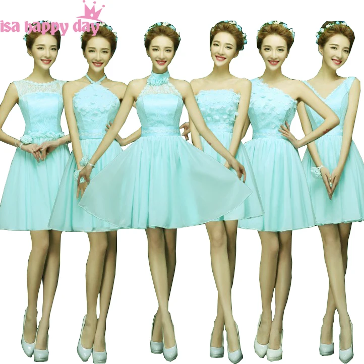 light mint bridesmaid dresses