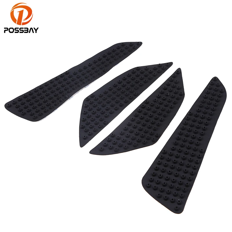 

POSSBAY 4Colors Motorcycle Anti Slip Tank Pad Sticker Universal for Most Motorbike Gas Knee Grip Traction Pads Protectors