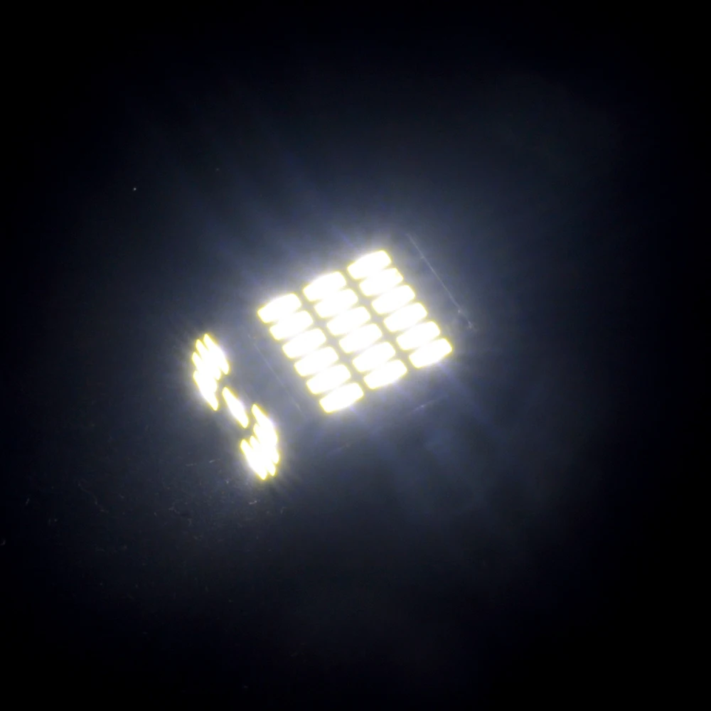 Senzeal 2x автомобиль Светодиодный лампочки интерьер светильник W16W 4014 45SMD обратный T15