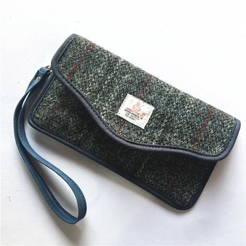 

Woolen Faraday ID Card Holder FOB Signal Blocker Wrist Bag RFID Shield Key Case Anti-magnetic Anti-scan Mobile Phone Bags DK0522
