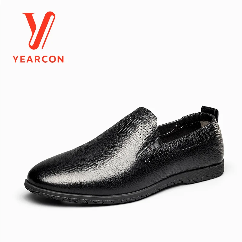 

YEARCON Men's Casual Shoes Loafers for boy's leather boat shoes fashion outdoor walking shoes 8331AR63702