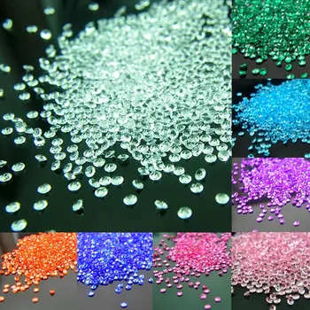 

500Pcs/lot 4.5mm Wedding Party Crafts Diamond Decoration Acrylic Crystals Bling Confetti Event & Party Supplies Festive Decor