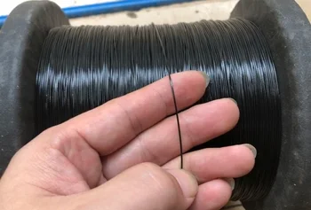 

0.38MM-0.8MM 50-100M,black nylon coated built-in 304 stainless steel wire rope, sea fishing line chain hook line crystal