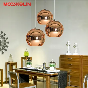 

Creative LED Glass Ball Globe Pendant Lights Hanging Lamp Decoration Living Room Bedroom Coffee Store Bar Kitchen Light Fixtures