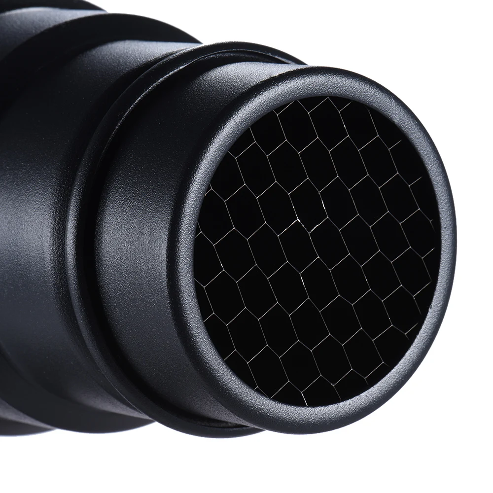 Conical Flash Snoot Light Modifier 50 Degree Honeycomb Color Filter for Canon Nikon Photography On-camera Speedlite photographic filter