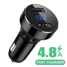 Bluetooth наборы двойной зарядное устройство USB адаптер Quick Charge для huawei P20 коврики 20 lite pro быстрый автомобиль зарядное устройство смартфон/Планшеты