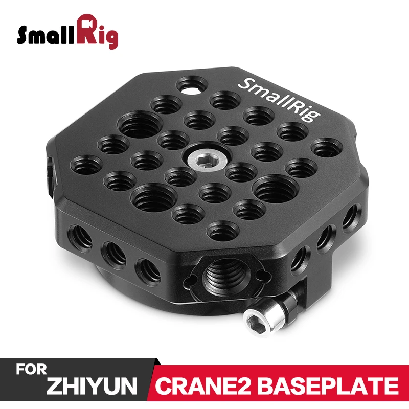 

SmallRig DSLR Camera Stabilizer for Zhiyun Crane2 Gimbal Multifunctional Baseplate With 1/4 3/8 Thread Holes Arri Locating Holes