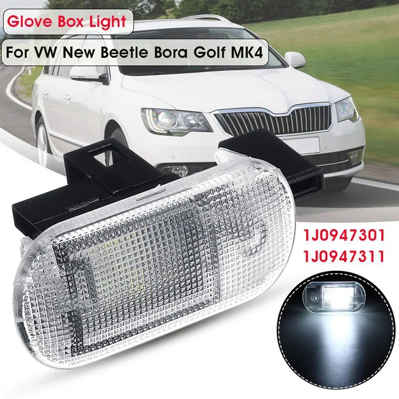 

Car Glove Box Light Storage Compartment Light For Volkswagen Golf Mk4 Bora Touran Caddy For Skoda Fabia Octavia Superb