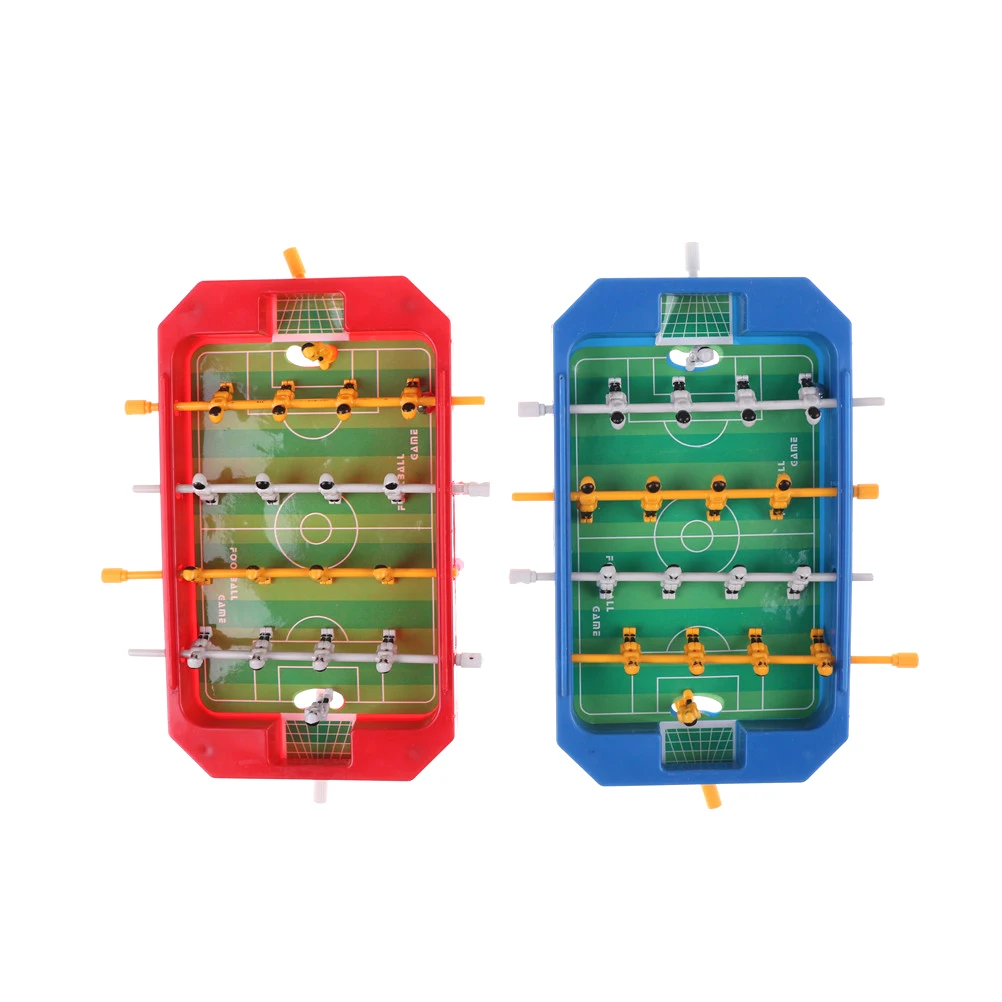 Мини настольный футбол настольная игра Топ Настольный Футбол Машина домашний матч Подарочная игрушка для ребенка случайный цвет 20x12x3,5 см