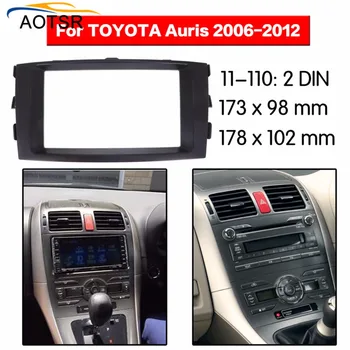 

Radio Facia For Toyota Auris 2006 2007 2008 2009 2010 2011 2012 Double Din Fascia Car Stereo Radio Installtion Dash in stock