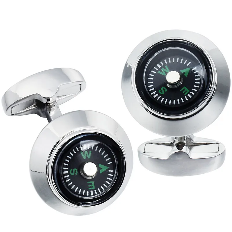 

Compass With Firness Fitting Cufflinks Mens Accessory for Shirt HAWSON