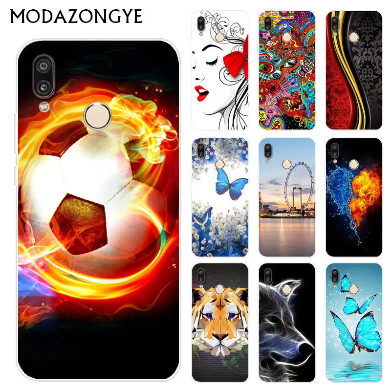 Мягкий чехол для Huawei Nova 3e 3 e силиконовая задняя крышка телефона ANE-LX1 Nova3e Coque Capa |